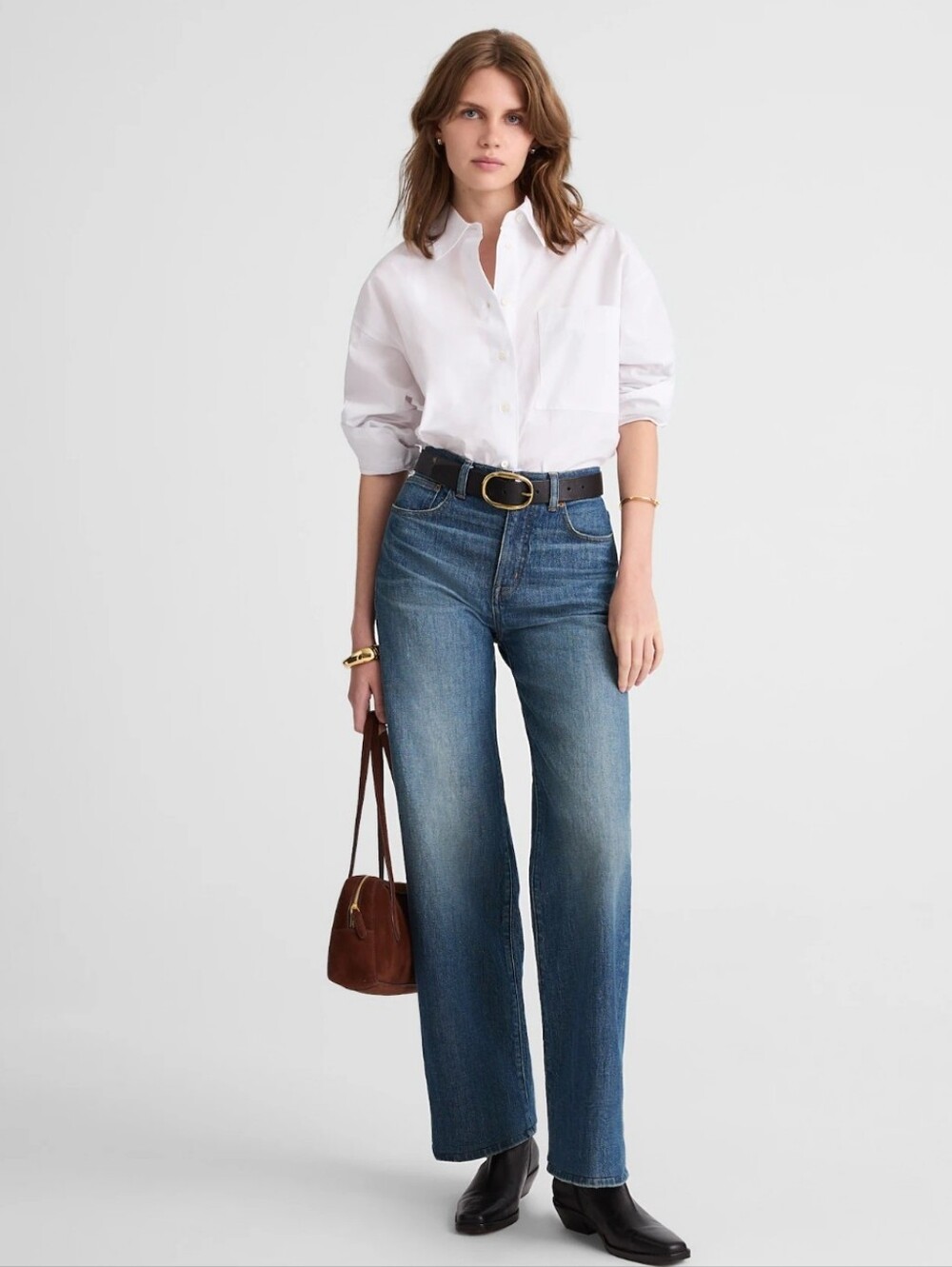 MADEWELL THE PERFECT VINTAGE WIDE LEG JEANS